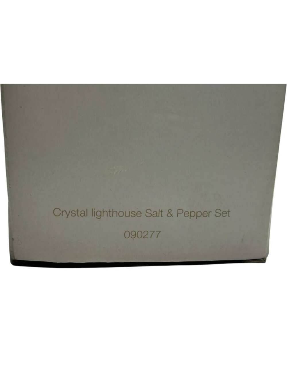 Lenox Full Lead Crystal Lighthouse Salt & Pepper Set 090277 Made in Germany NIB - Picture 10 of 10